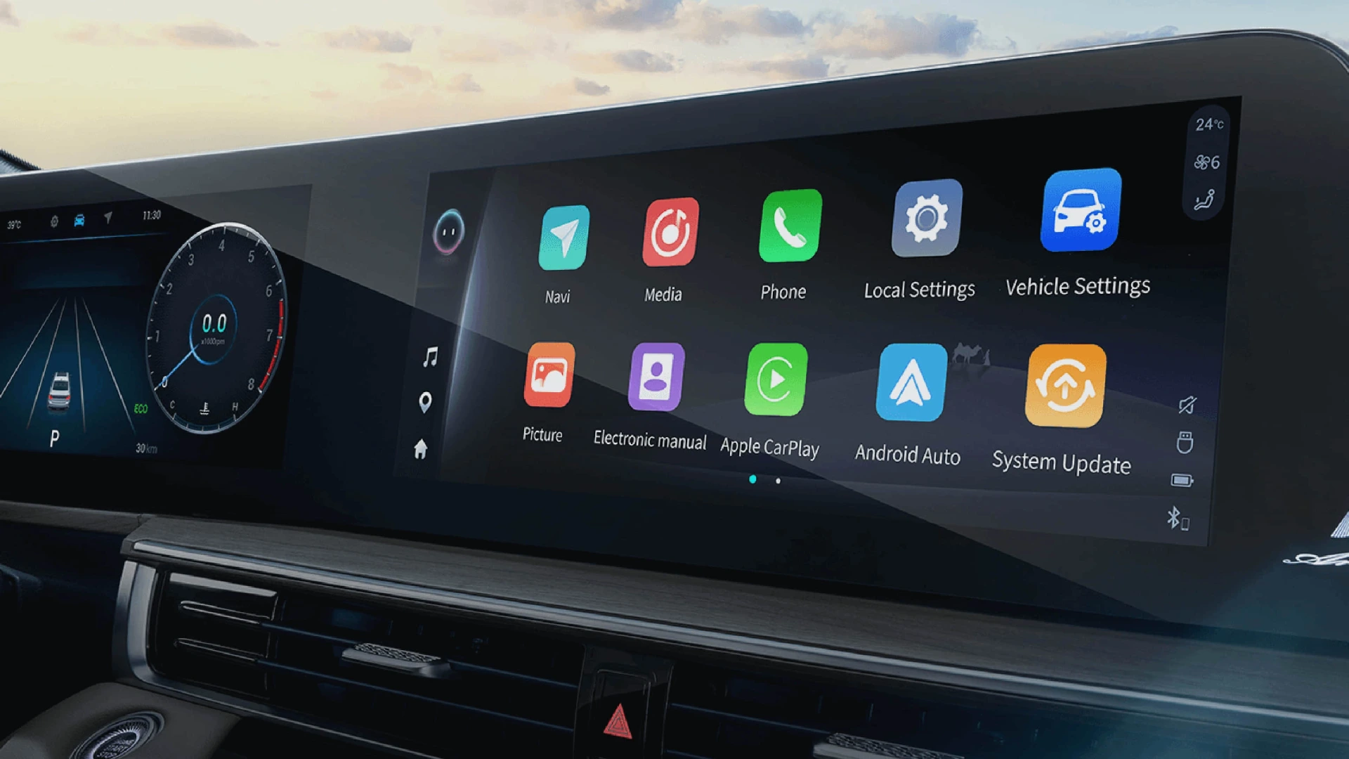 3 Driving Modes: Eco, Normal, Sport