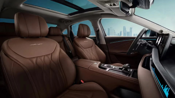 Chocolate Brown Premium Leather Heated and Ventilated Seats